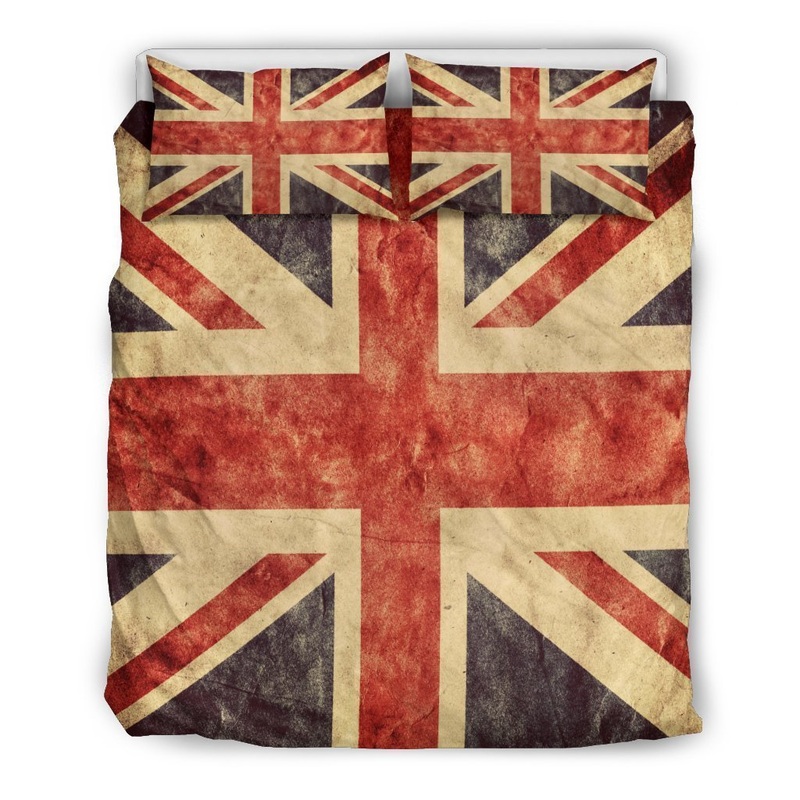 Retro Union Jack British Flag CL16100624MDB Bedding Sets