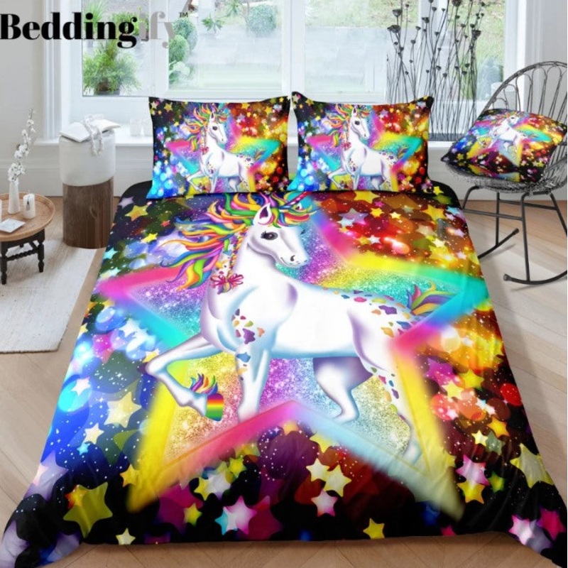 Sparkling Star Unicorn CLH1410360B Bedding Sets
