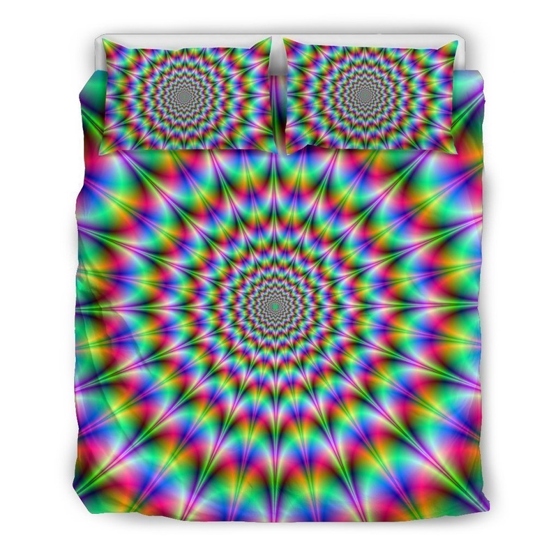 Spiky Psychedelic Optical Illusion CL16100652MDB Bedding Sets