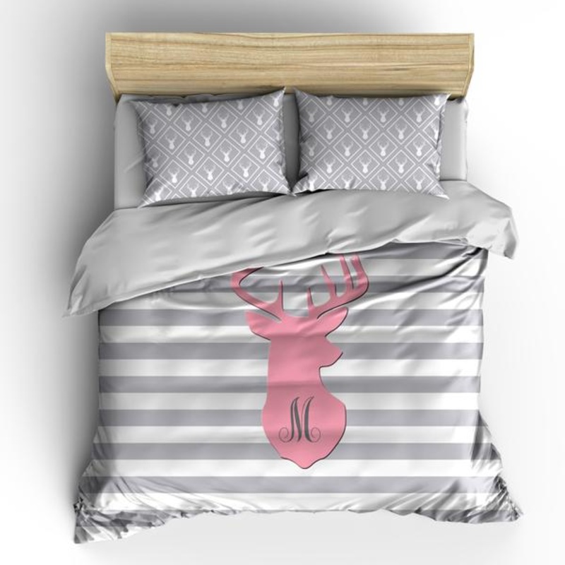 Stripe And Deer CLM1809173B Bedding Sets