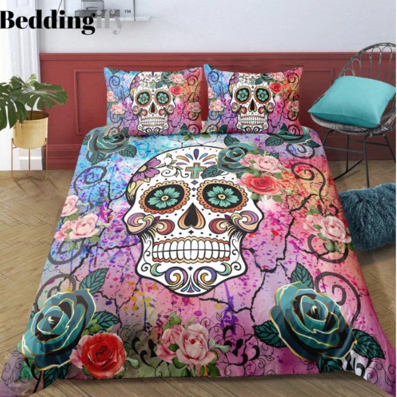 Sugar Skull CLH1410367B Bedding Sets