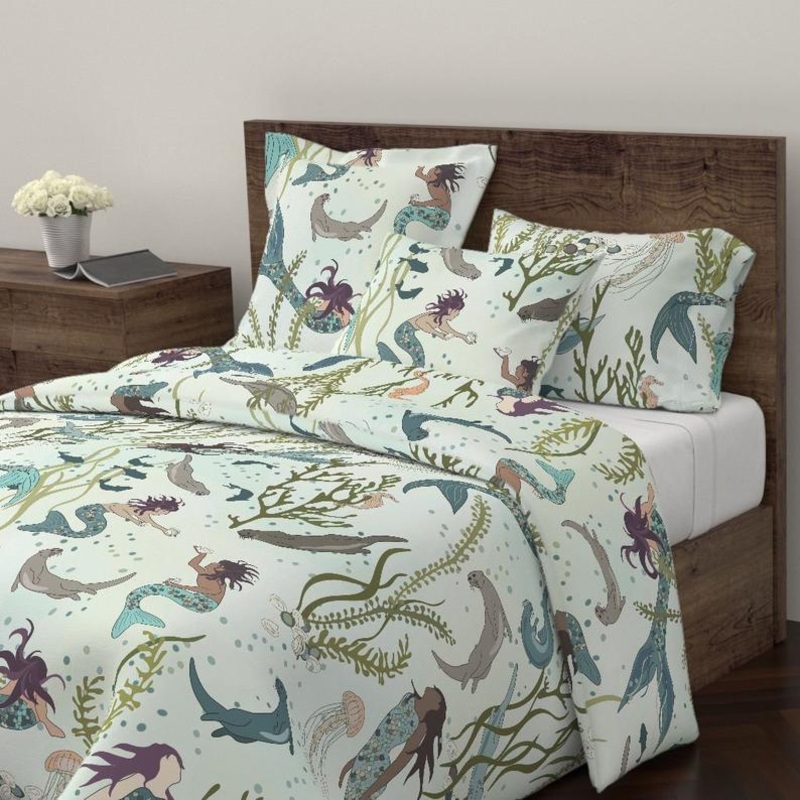 Swimming Mermaids CLM1809191B Bedding Sets