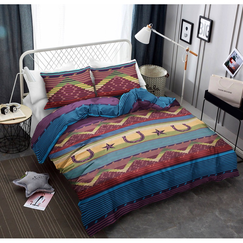 Texas Sky Star Horseshoe CLP260957B Bedding Sets