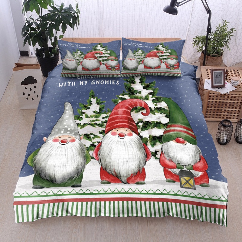 Three Gnome Christmas HN07110221B Bedding Sets