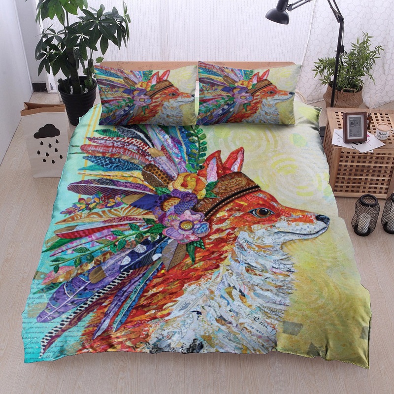 Tribal Fox HN07100212B Bedding Sets
