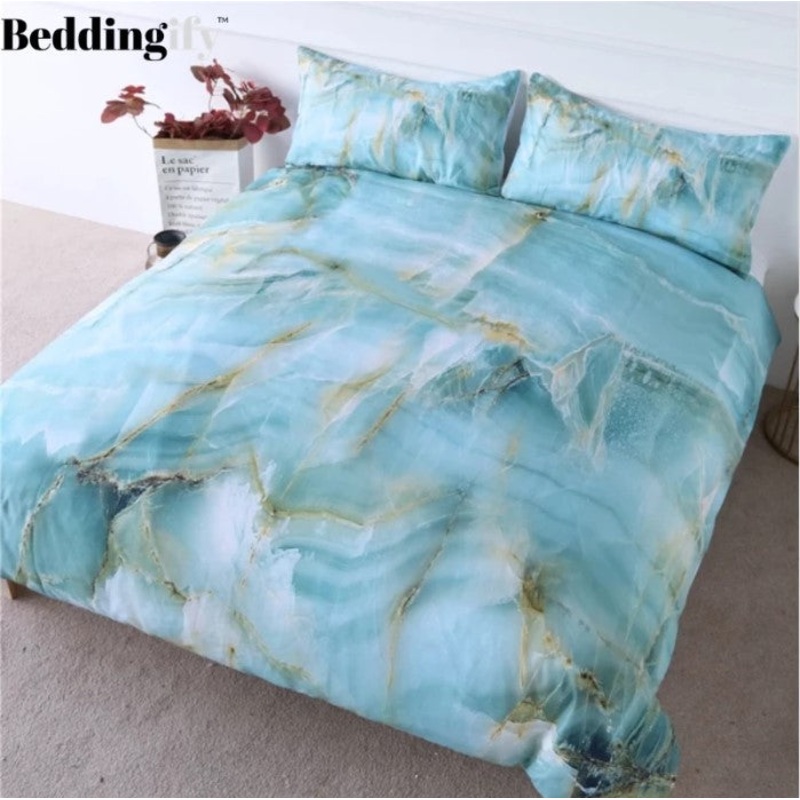 Turquoise Marble CLH1510225B Bedding Sets