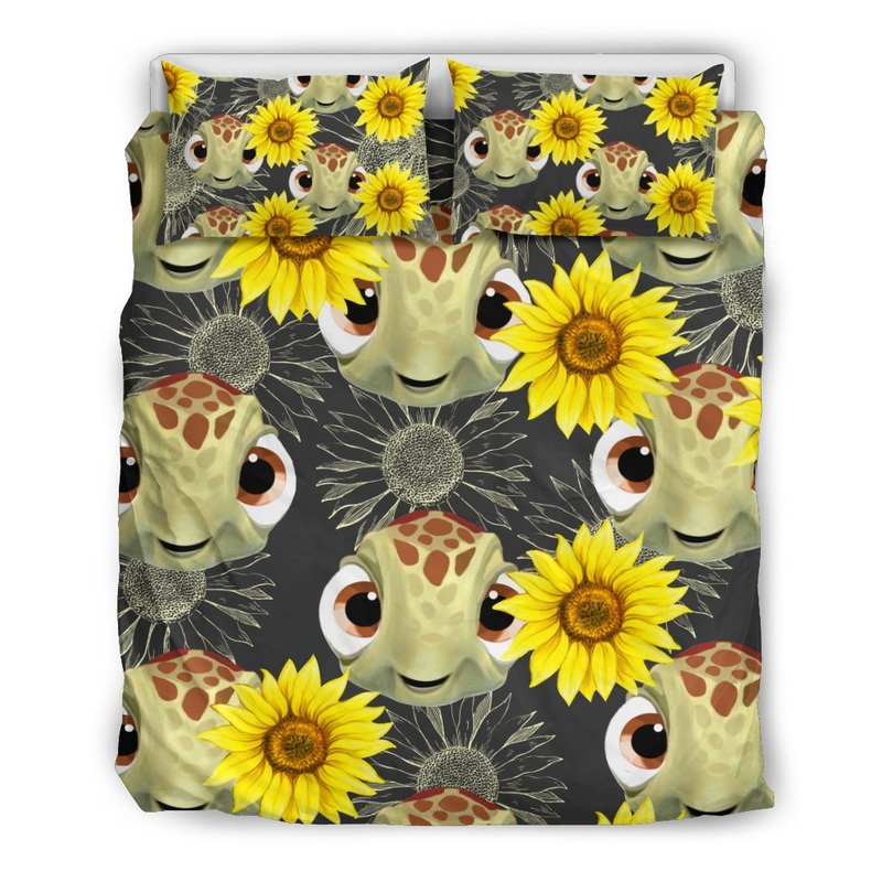 Turtle With Sunflower CL04100276MDB Bedding Sets