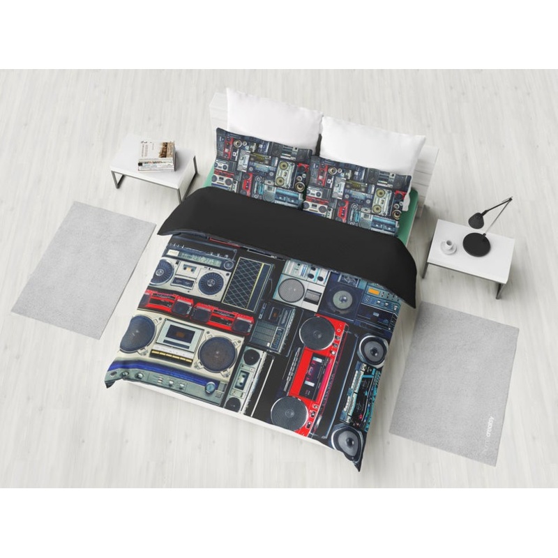 Vintage Stereos Boomboxes Music CLH1010407B Bedding Sets