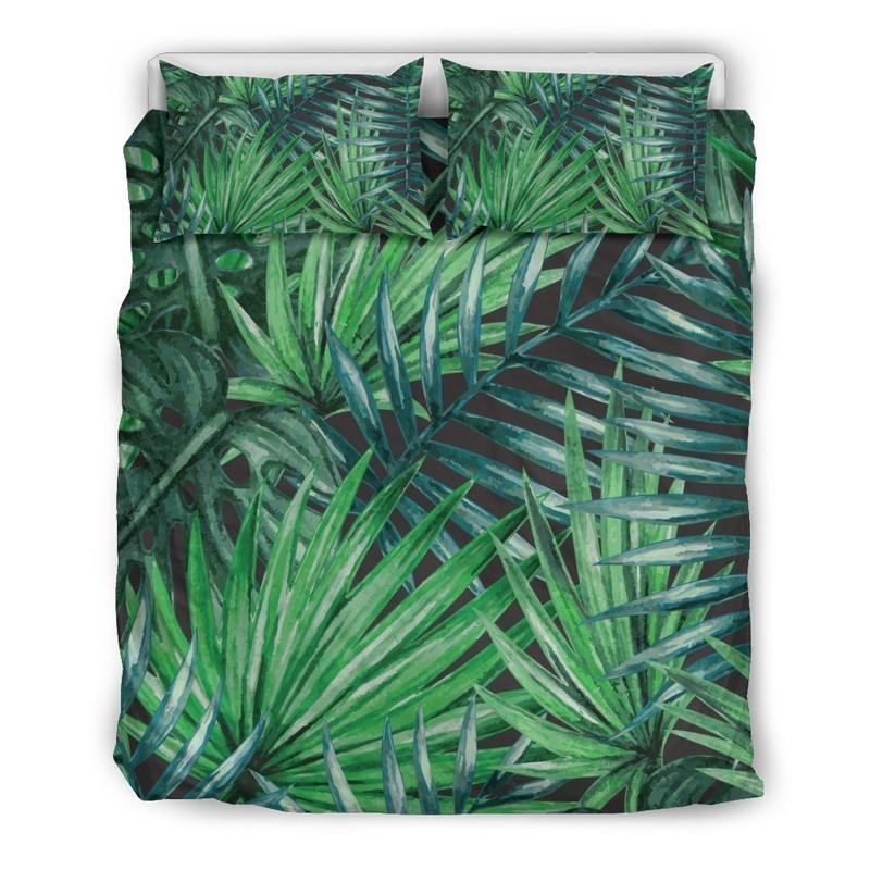 Watercolor Tropical Leaves CL16100812MDB Bedding Sets