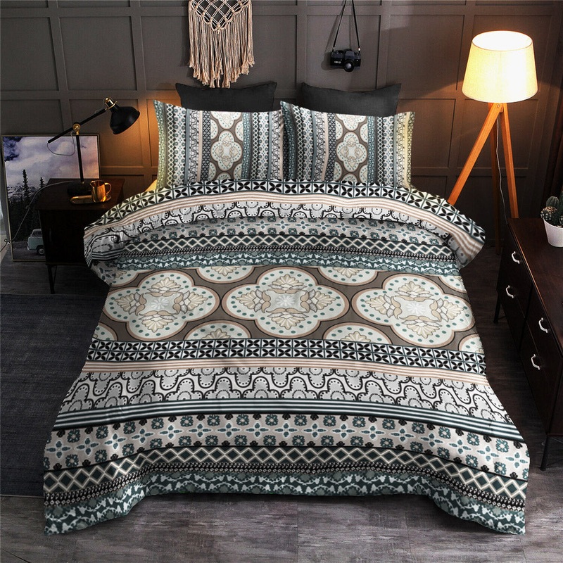 White Teal Blush Addie CLA0111409B Bedding Sets