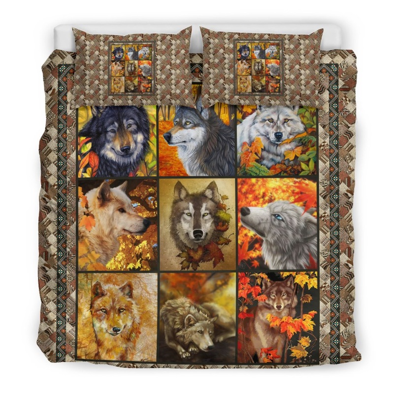 Wolf Autumn CL2100123MDB Bedding Sets