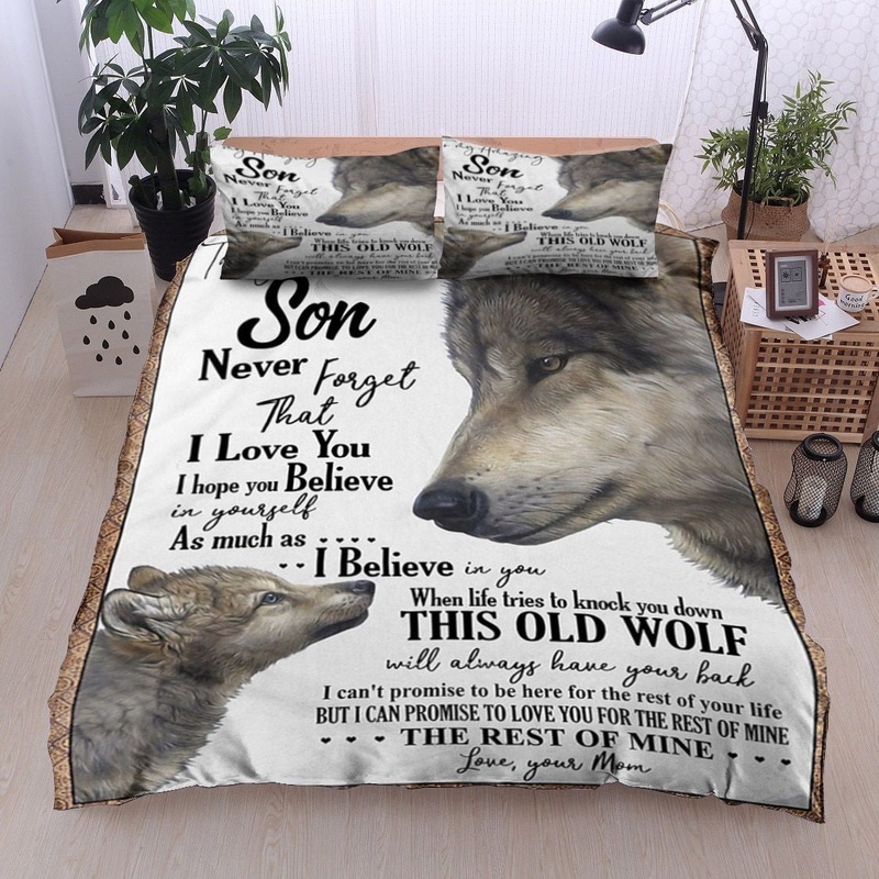 Wolf Mom To Son CL11120114MDB Bedding Sets