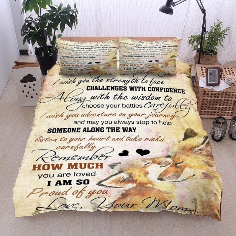 Wolf To My Daughter Love Mom CL18110947MDB Bedding Sets