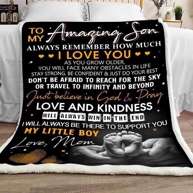 Amazing Gift For Son CLM1712003S Sherpa Fleece Blanket