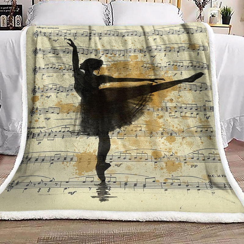Ballet BT031023F Sherpa Fleece Blanket