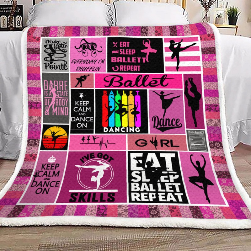 Ballet YH3010813F Sherpa Fleece Blanket