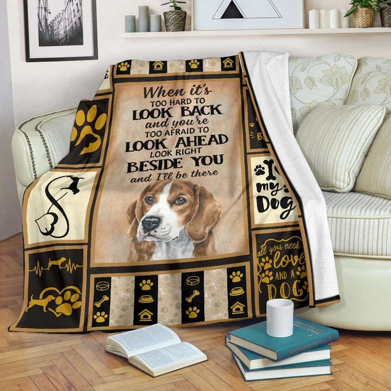 Beagle Will Be There CLM1110013S Sherpa Fleece Blanket