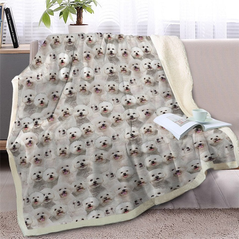 Bichon CLP2810003TT Sherpa Fleece Blanket