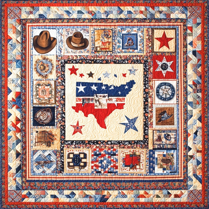 Texas TAI101224198 Quilt Blanket