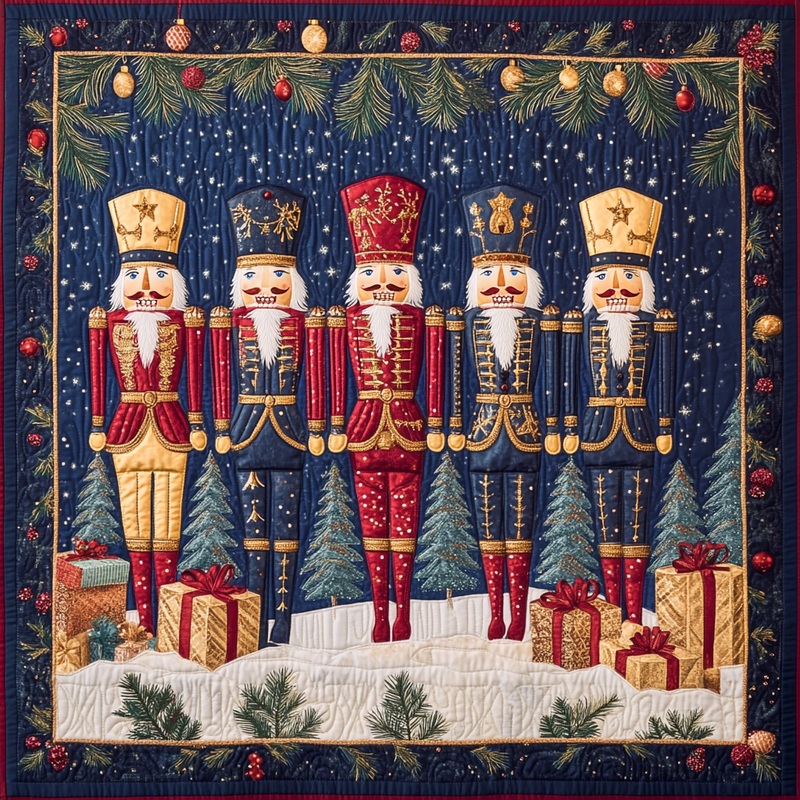 Christmas Nutcracker TAI101224240 Quilt Blanket