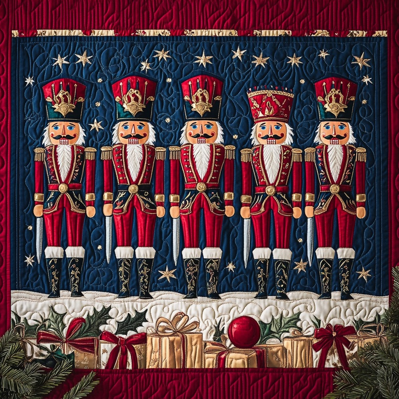 Christmas Nutcracker TAI101224563 Quilted Placemats