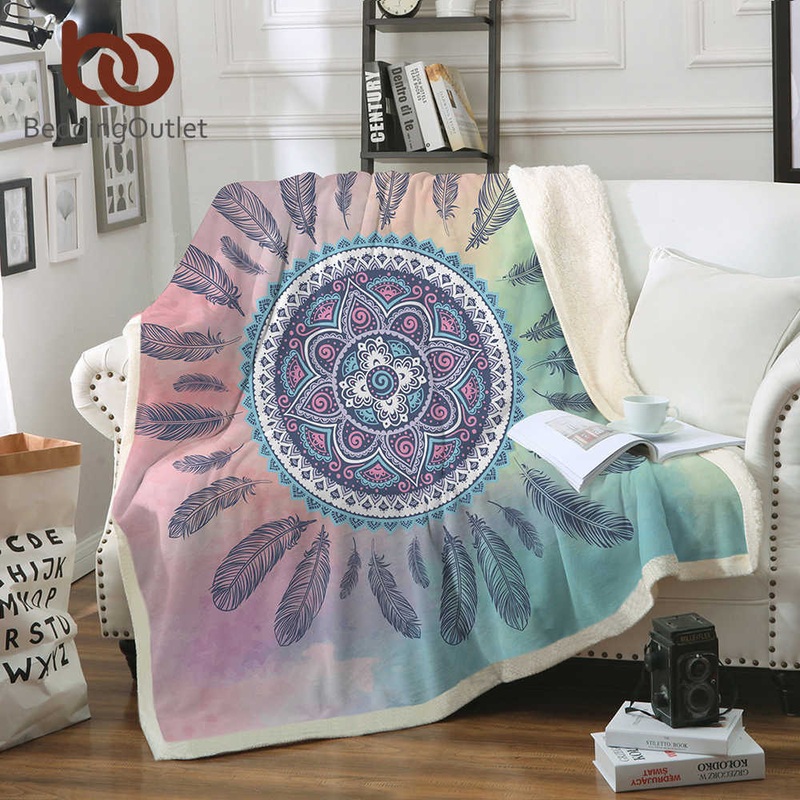 3d Dreamcatcher CLP1010001T Sherpa Fleece Blanket