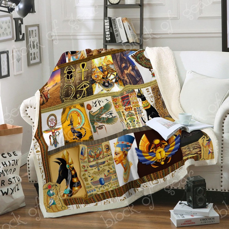 Ancient Egypt Culture CL03100011MDF Sherpa Fleece Blanket