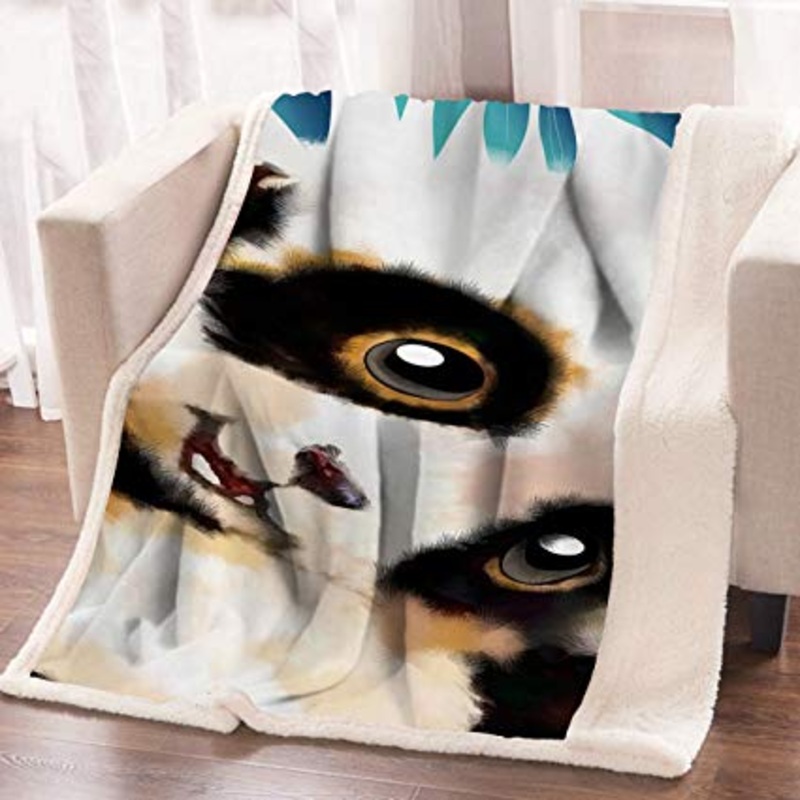 Arightex Panda CLA0510009F Sherpa Fleece Blanket