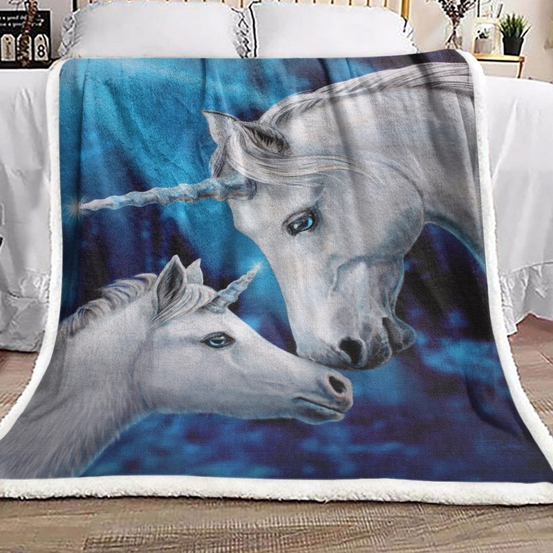Unicorn NT1010330F Sherpa Fleece Blanket