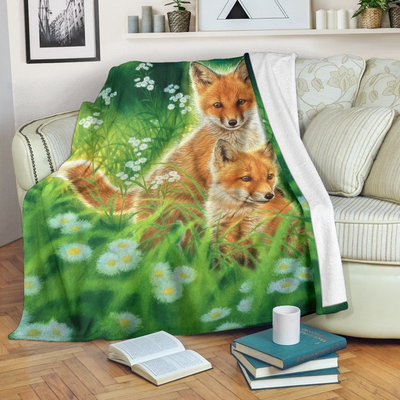 Baby Fox CL04120018MDF Sherpa Fleece Blanket