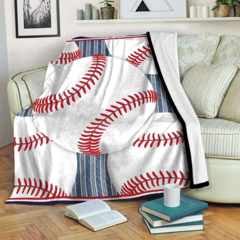 Baseball CLM2711146S Sherpa Fleece Blanket