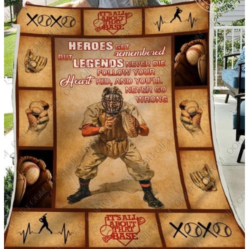 Baseball Hero CLT0612002N Sherpa Fleece Blanket