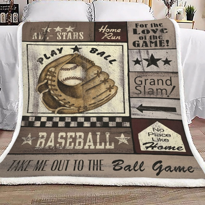 Baseball TN0710015TT Sherpa Fleece Blanket