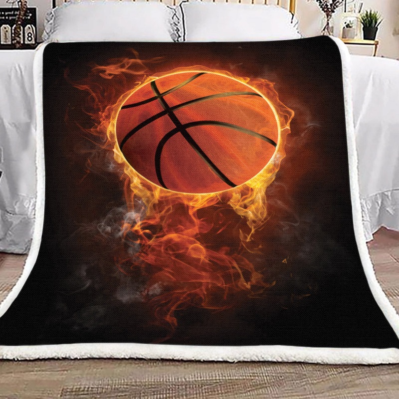 Basketball AA1610010TT Sherpa Fleece Blanket