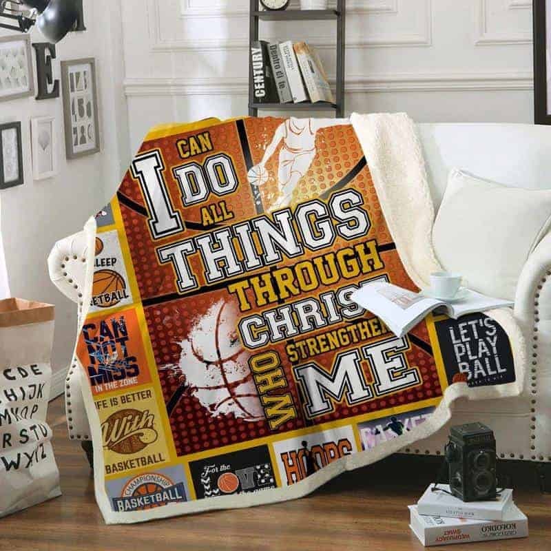 Basketball CL11100011MDF Sherpa Fleece Blanket