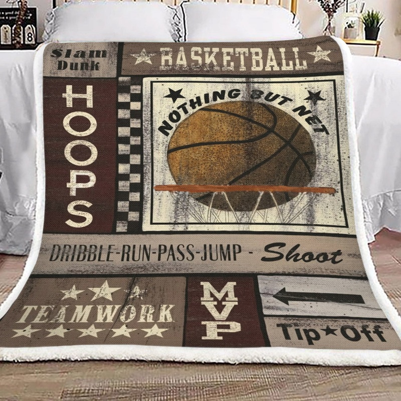 Basketball TN0710017TT Sherpa Fleece Blanket