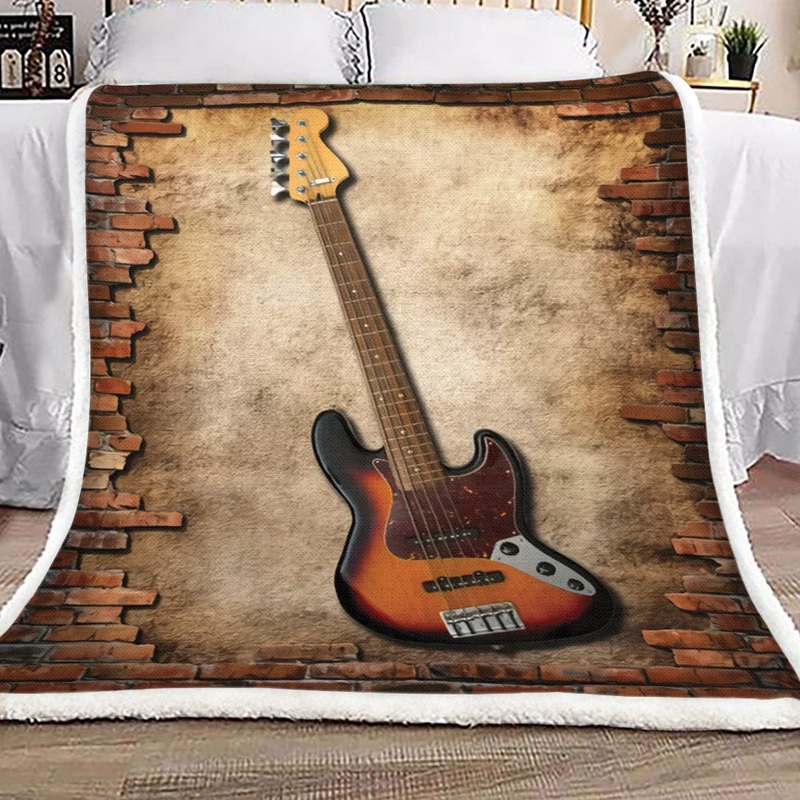 Bass Guitar TN1909021TT Sherpa Fleece Blanket