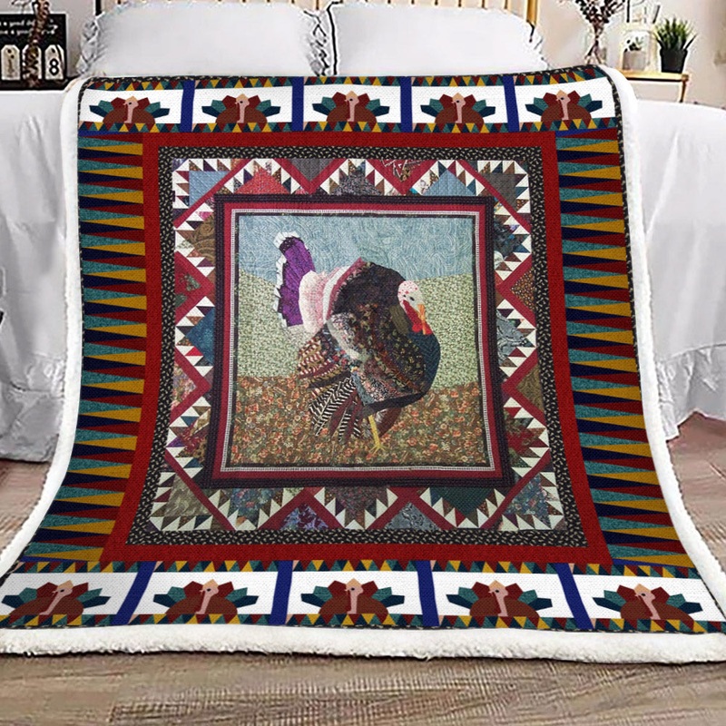 Be My Turkey YH3010742F Sherpa Fleece Blanket