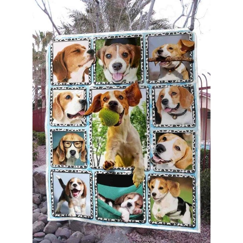 Beagle CL05100042MDF Sherpa Fleece Blanket
