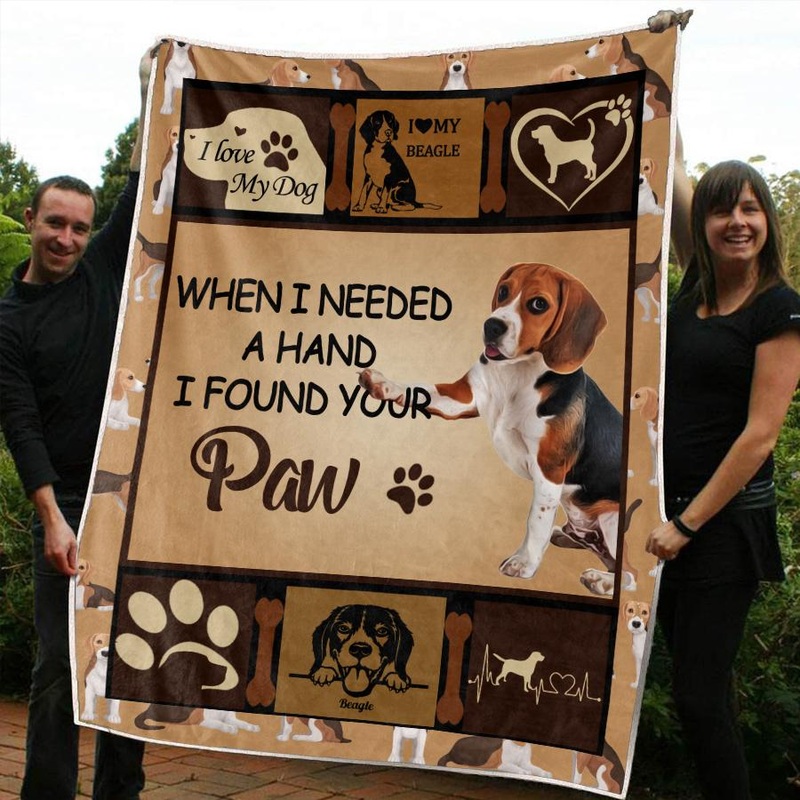Beagle CLM1710027S Sherpa Fleece Blanket