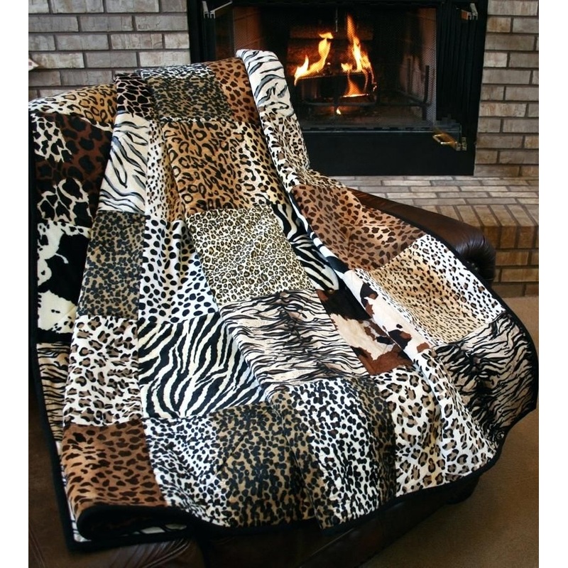 Beautiful Animal Skin Zebra Stripe CLH0212004F Sherpa Fleece Blanket