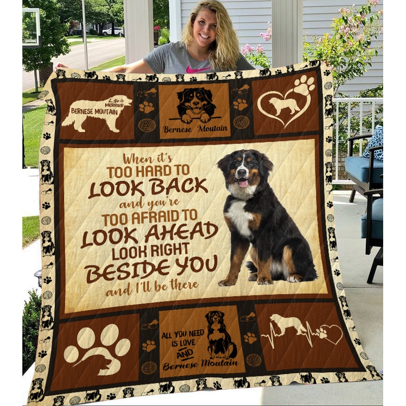 Bernese Mountain CLM0211017 Sherpa Fleece Blanket