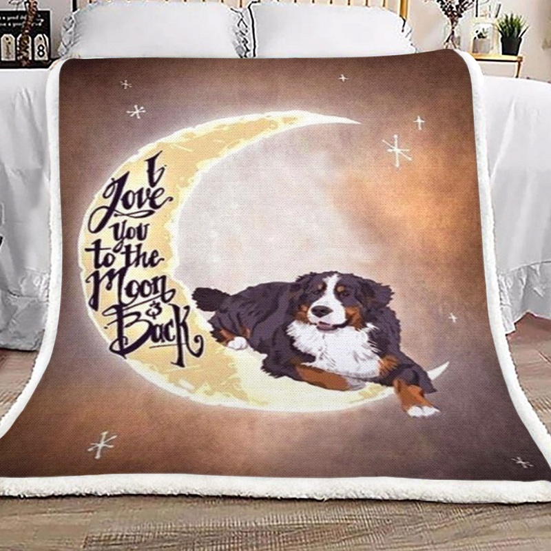 Bernese Mountain Dog HM3009003TT Sherpa Fleece Blanket