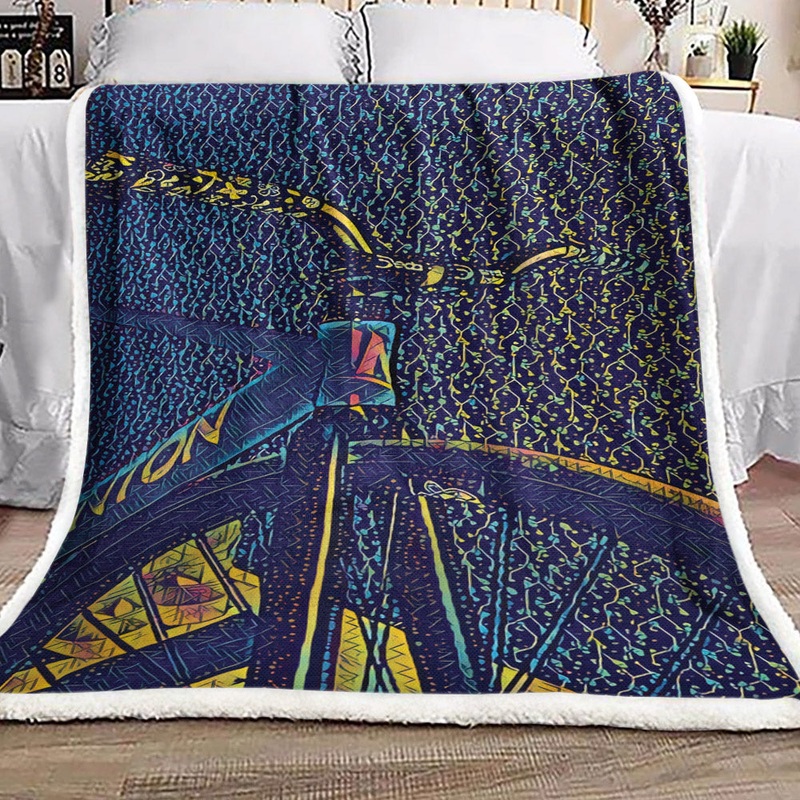 Bicycle DV111010F Sherpa Fleece Blanket