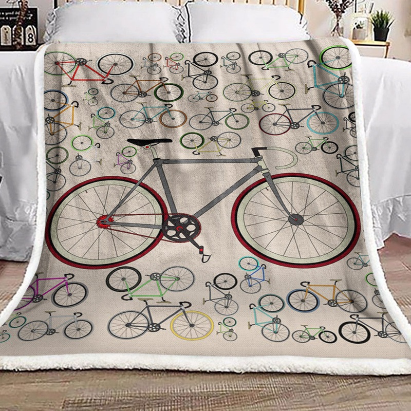 Bicycle HN2810016F Sherpa Fleece Blanket