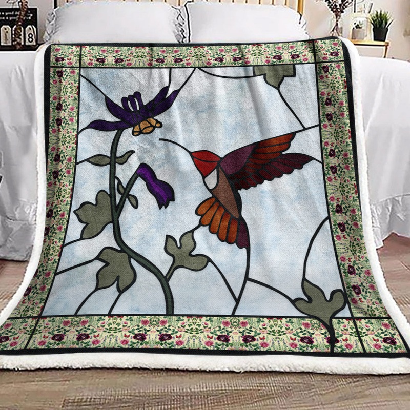 Bird HN1710009F Sherpa Fleece Blanket