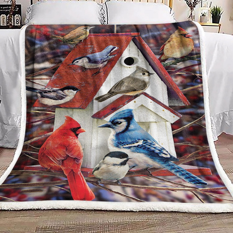 Bird NT2310013F Sherpa Fleece Blanket