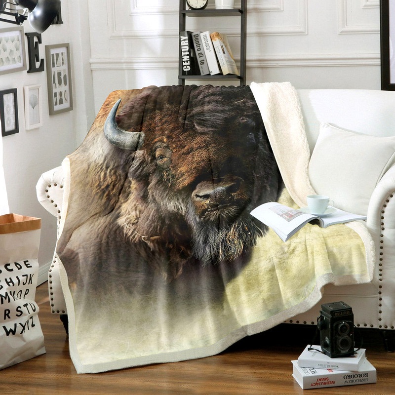 Bison NN2110020TT Sherpa Fleece Blanket