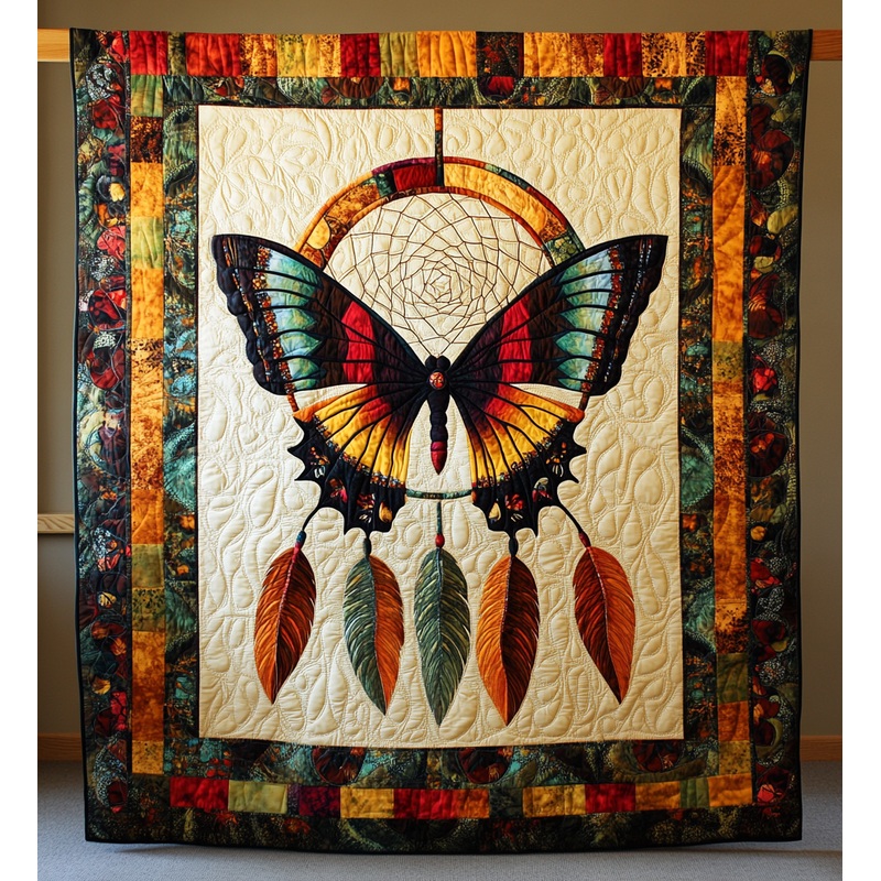 Butterfly Dreamcatcher DAI171224067 Quilt Blanket