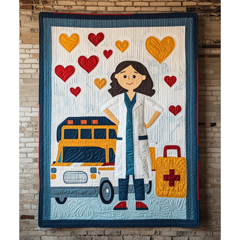 Doctor DAI171224015 Quilt Blanket